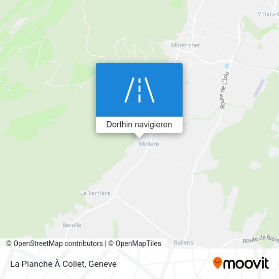 La Planche À Collet Karte