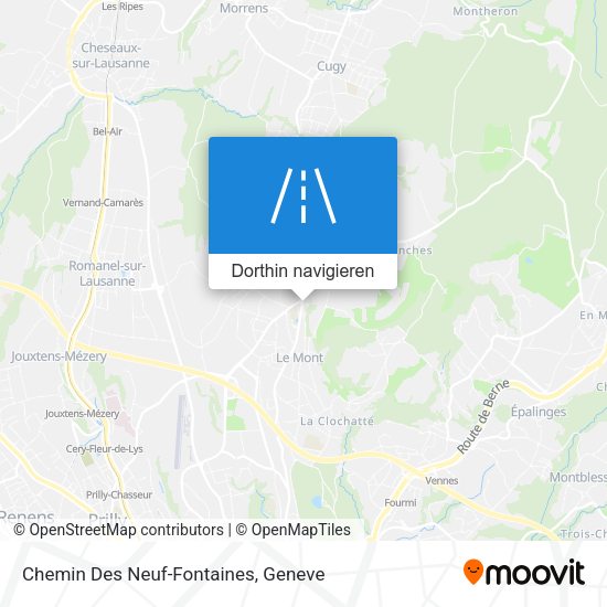 Chemin Des Neuf-Fontaines Karte