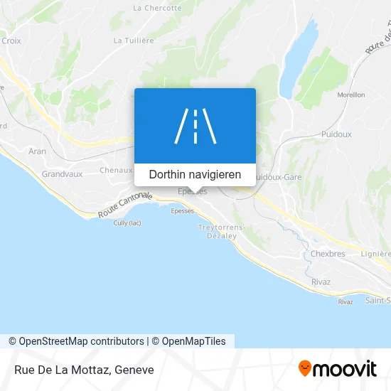 Rue De La Mottaz Karte