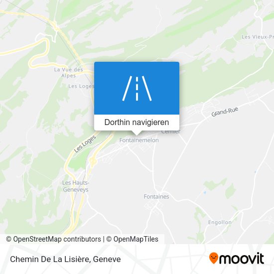 Chemin De La Lisière Karte
