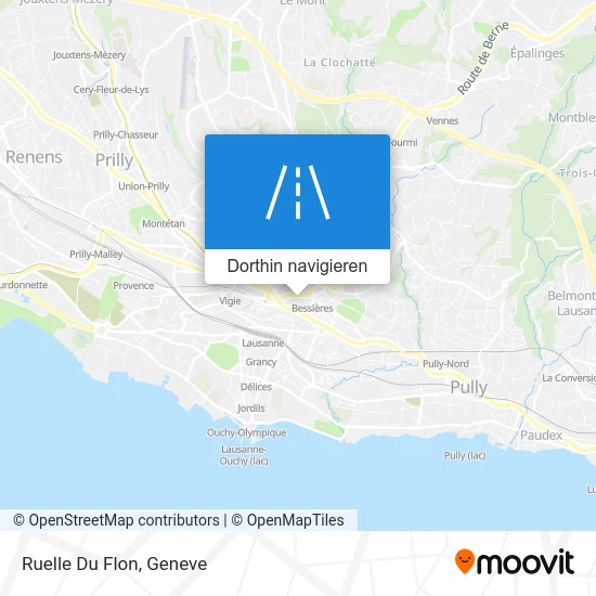 Ruelle Du Flon Karte