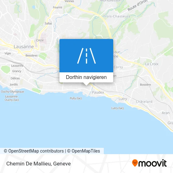 Chemin De Mallieu Karte