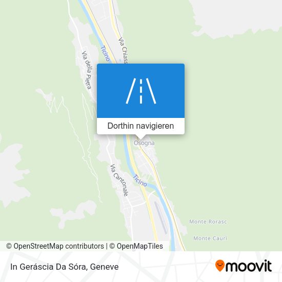 In Geráscia Da Sóra Karte