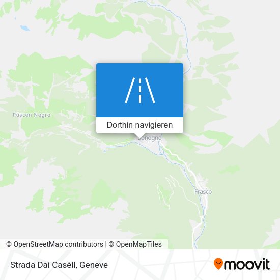 Strada Dai Casèll Karte