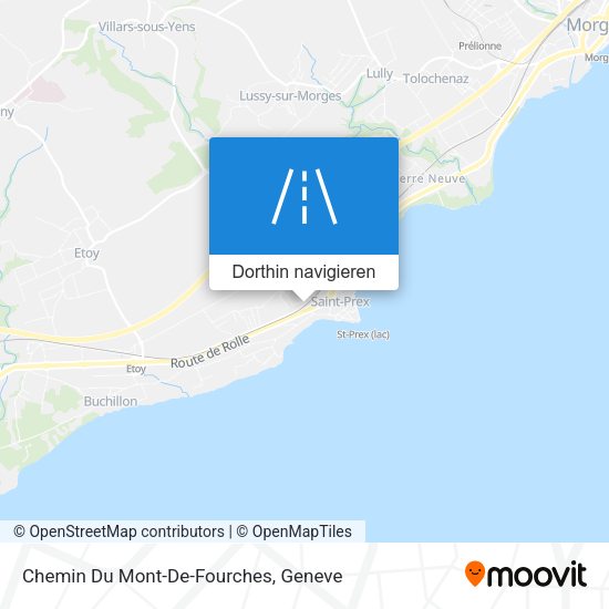 Chemin Du Mont-De-Fourches Karte