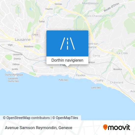 Avenue Samson Reymondin Karte