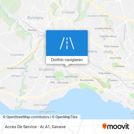 Accès De Service - Ar A1 Karte