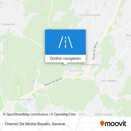 Chemin De Mollie-Baudin Karte
