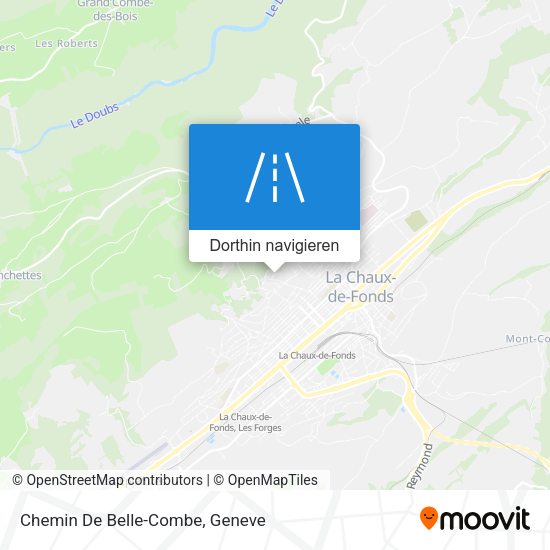 Chemin De Belle-Combe Karte
