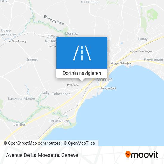 Avenue De La Moësette Karte