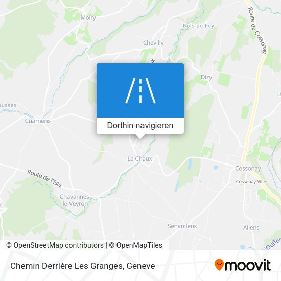 Chemin Derrière Les Granges Karte