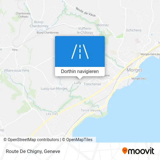 Route De Chigny Karte