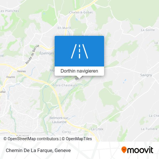 Chemin De La Farque Karte