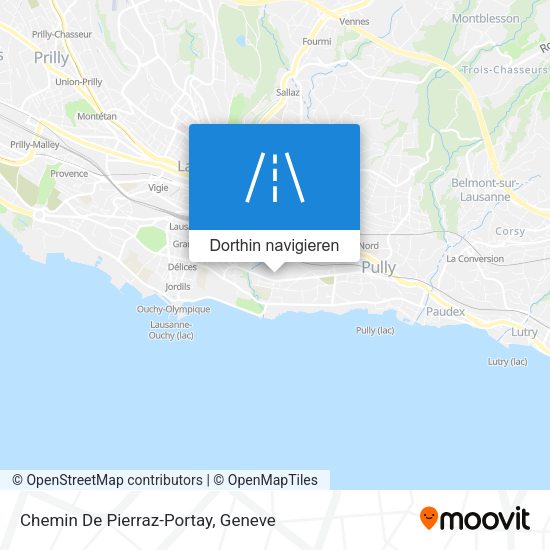 Chemin De Pierraz-Portay Karte