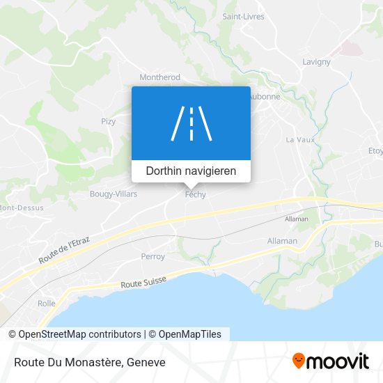 Route Du Monastère Karte
