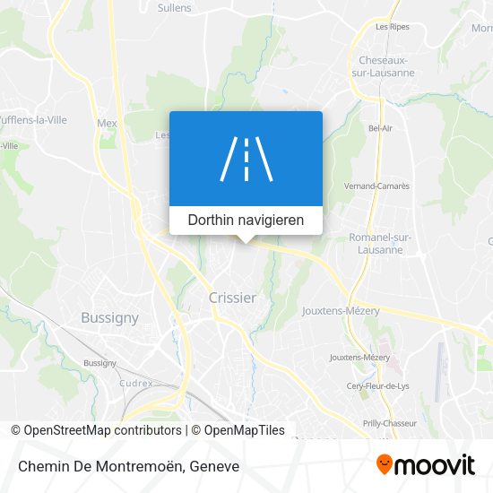 Chemin De Montremoën Karte