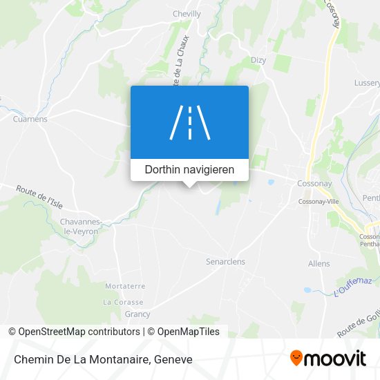 Chemin De La Montanaire Karte