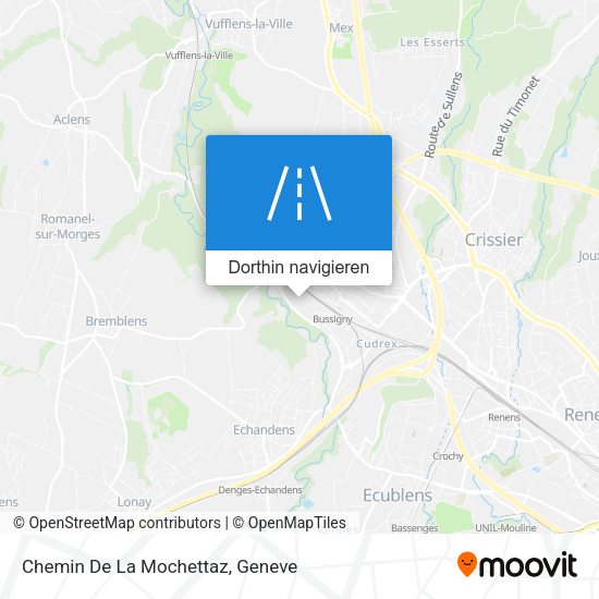 Chemin De La Mochettaz Karte