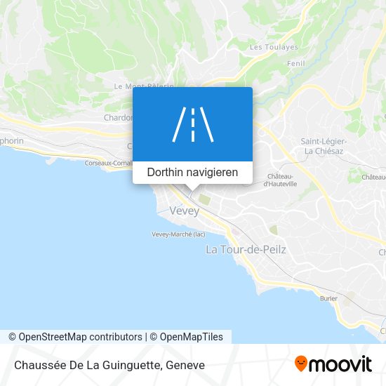 Chaussée De La Guinguette Karte