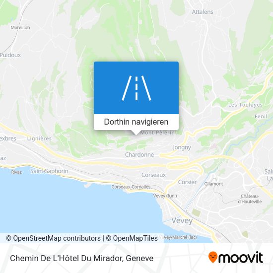 Chemin De L'Hôtel Du Mirador Karte