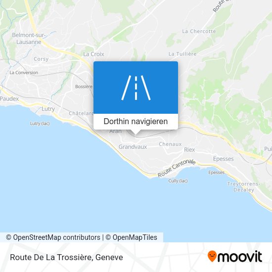 Route De La Trossière Karte
