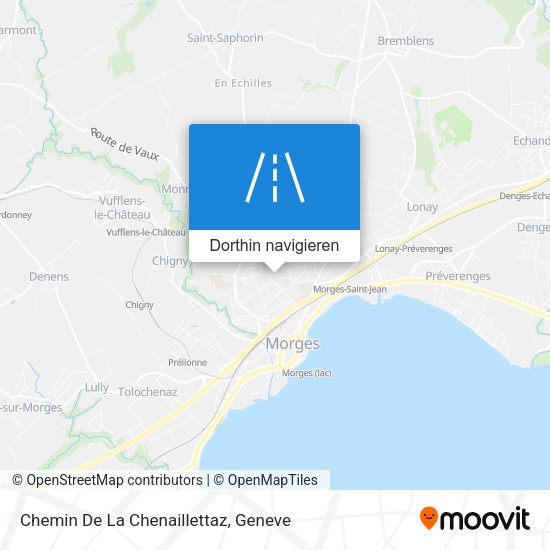 Chemin De La Chenaillettaz Karte