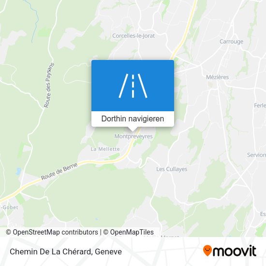 Chemin De La Chérard Karte