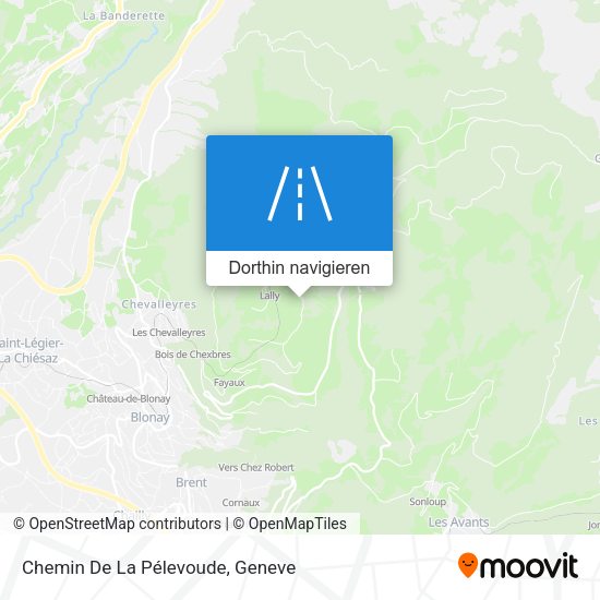 Chemin De La Pélevoude Karte