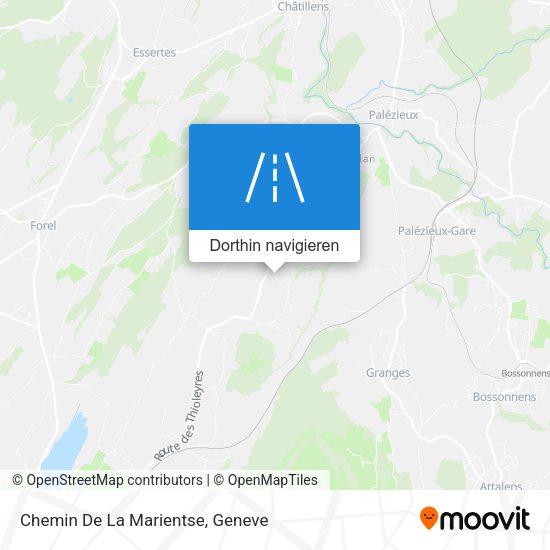 Chemin De La Marientse Karte