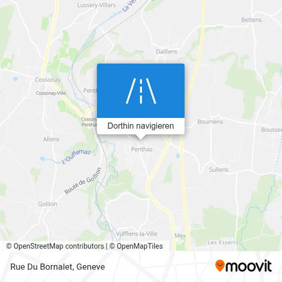 Rue Du Bornalet Karte