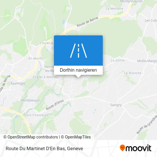 Route Du Martinet D'En Bas Karte
