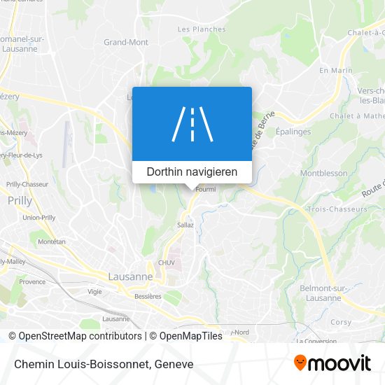 Chemin Louis-Boissonnet Karte