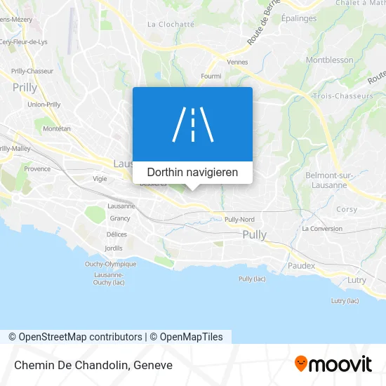 Chemin De Chandolin Karte