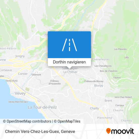 Chemin Vers-Chez-Les-Guex Karte