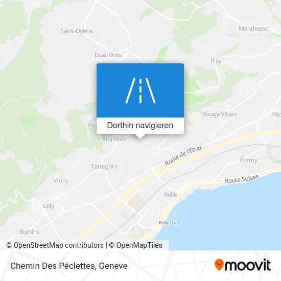 Chemin Des Péclettes Karte