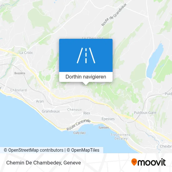 Chemin De Chambedey Karte