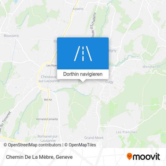 Chemin De La Mèbre Karte