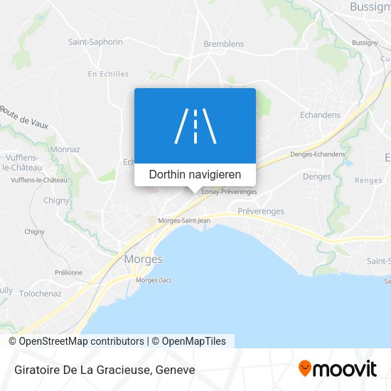 Giratoire De La Gracieuse Karte