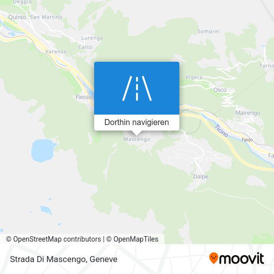 Strada Di Mascengo Karte