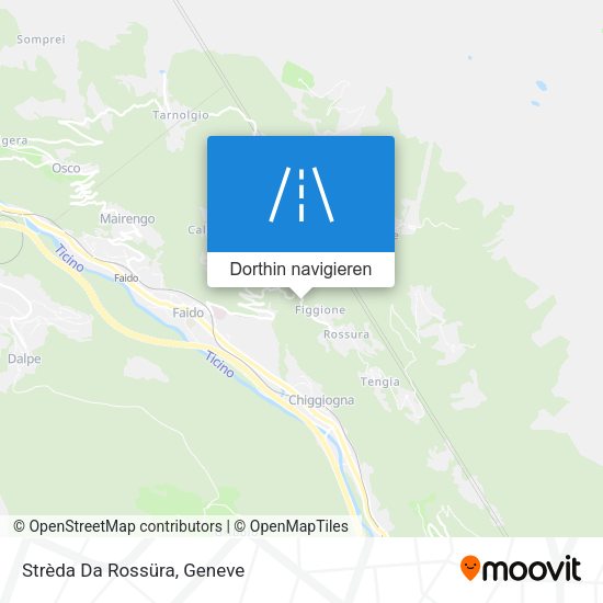 Strèda Da Rossüra Karte