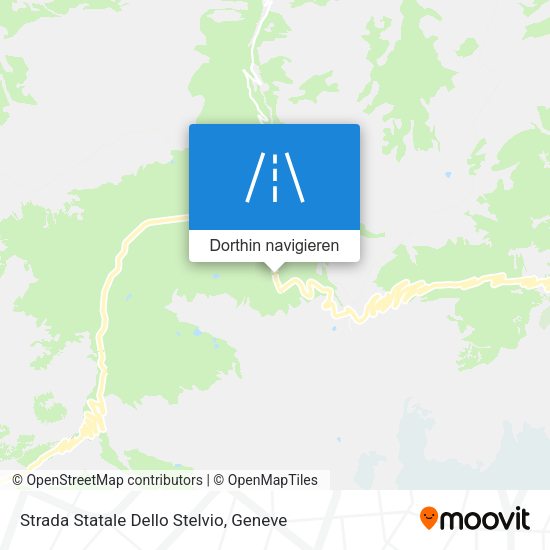 Strada Statale Dello Stelvio Karte