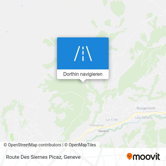 Route Des Siernes Picaz Karte