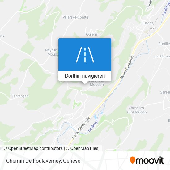 Chemin De Foulaverney Karte