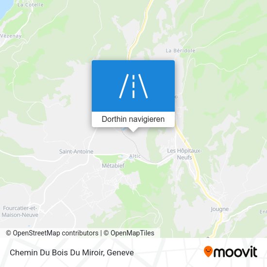Chemin Du Bois Du Miroir Karte