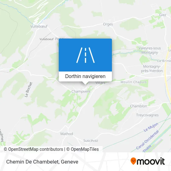 Chemin De Chambelet Karte