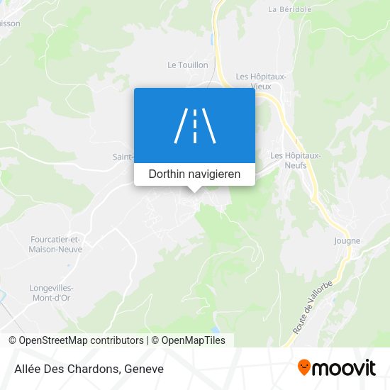 Allée Des Chardons Karte
