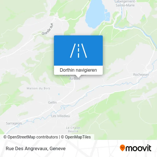 Rue Des Angrevaux Karte