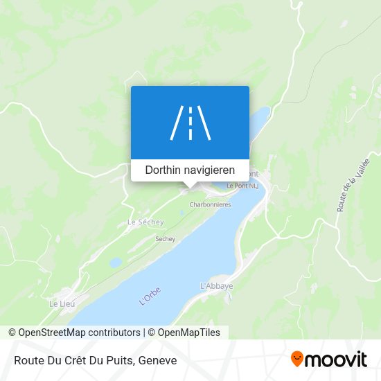 Route Du Crêt Du Puits Karte