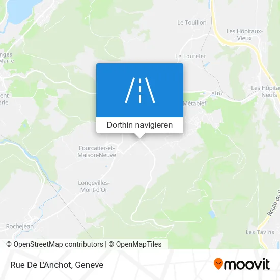 Rue De L'Anchot Karte