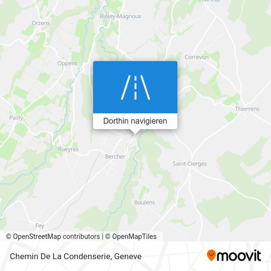 Chemin De La Condenserie Karte